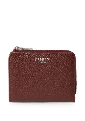 Osprey grainy leather wallet - Brown