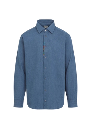 Paul Smith Artist Stripe long-sleeve shirt - Blue