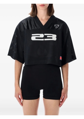 Jordan Brooklyn mesh-panel cropped T-shirt - Black