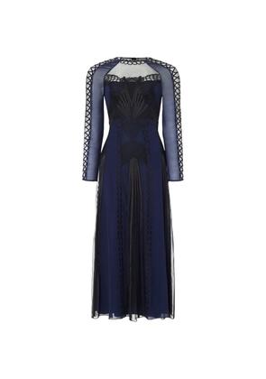 Temperley London Ariel midi dress - Blue