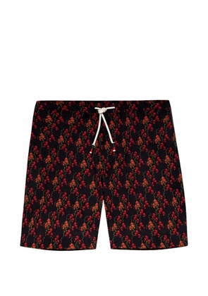 Orlebar Brown Devlin floral-print shorts - Black