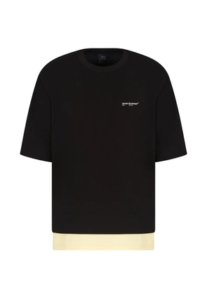 Armani Exchange logo-print T-shirt - Black