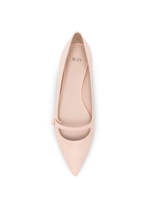 Nº21 pointed-toe flat pumps - Pink