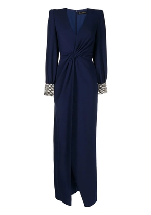 Jenny Packham Lalala crystal-embellished gown - Blue