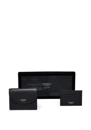 Osprey Tilly logo-print leather wallet set - Black