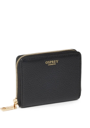 Osprey small Core leather wallet - Black