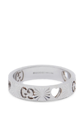 Gucci Pre-Owned Icon Heart ring - Silver