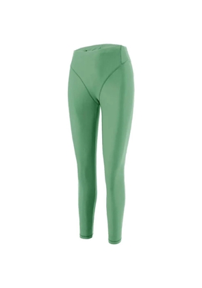 District Vision logo-print leggings - Green