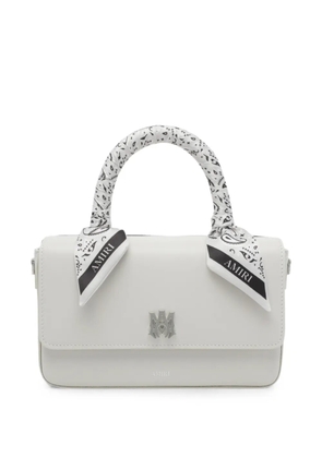 AMIRI micro Ma Long bandana-print tote bag - White