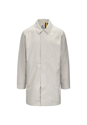 K-Way Kenley logo-patch jacket - Neutrals