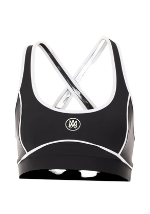 AMIRI Ma logo-detail sports bra - Black