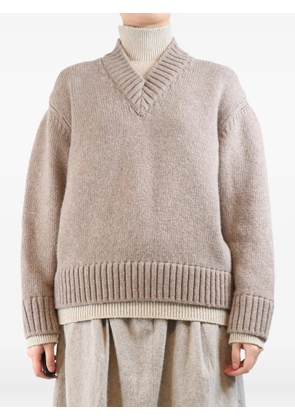 Bottega Veneta Pre-Owned V-neck sweater - Brown