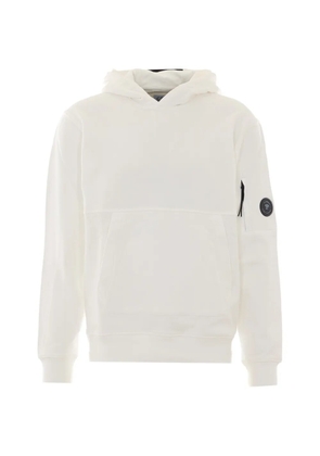 C.P. Company lens-detail kangaroo-pocket hoodie - White
