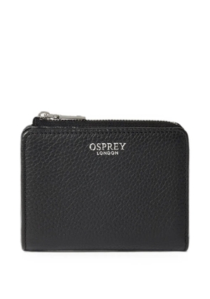 Osprey medium Core leather wallet - Black
