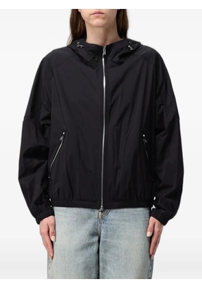 Moose Knuckles hooded logo-plaque jacket - Black