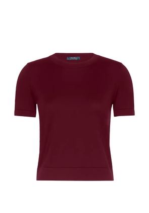 'S Max Mara short-sleeve crew-neck sweater - Red