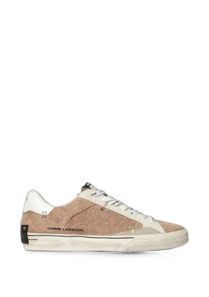 Crime London Deconstructed suede sneakers - Brown