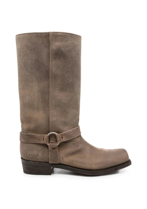 Golden Goose square-toe biker boots - Neutrals