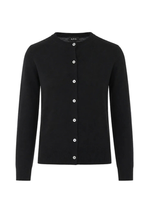 A.P.C. Marisa embroidered cardigan - Black