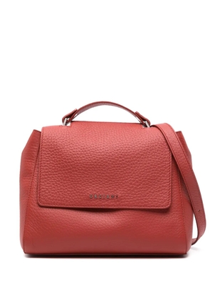 Orciani Sveva Soft leather tote bag - Orange