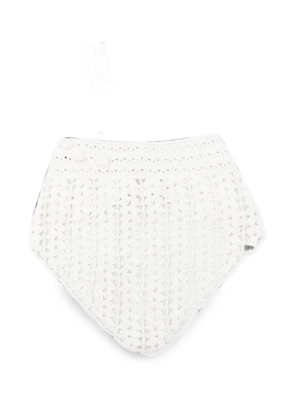 Magda Butrym crochet scarf - White
