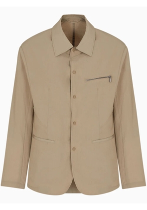 Armani Exchange single-breasted jacket - Neutrals