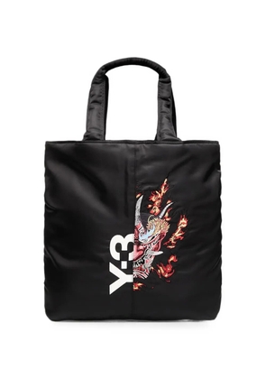 Y-3 Yaksha graphic-print tote bag - Black