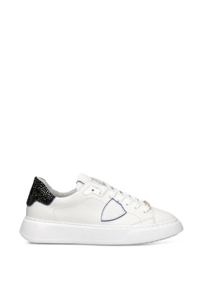 Philippe Model Paris Temple leopard-print sneakers - White