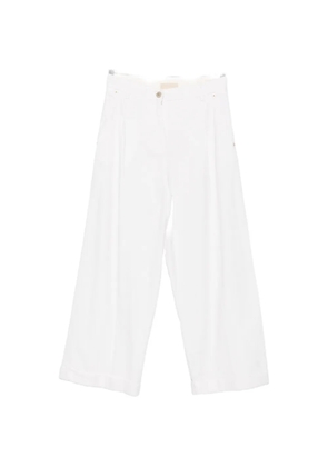 MOMONÌ wide-leg trousers - White