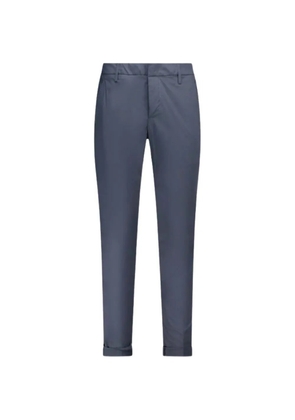 DONDUP turn-up cuffs trousers - Blue