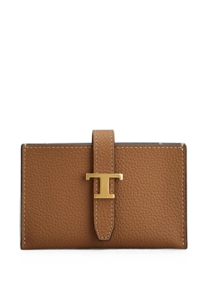 Tod's card holder in leather - Brown