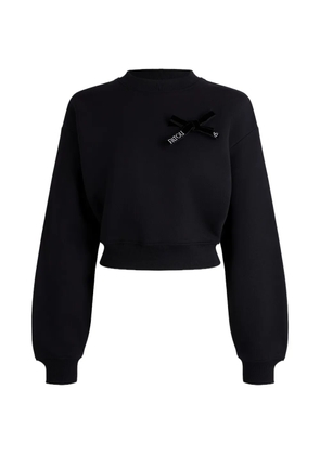 Patou bow-detail sweatshirt - Black