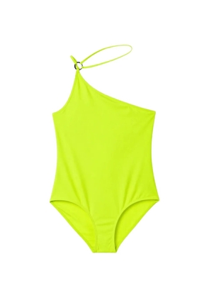 Coperni one-shoulder ring-detail swimsuit - Yellow