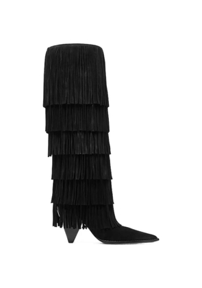 Michael Kors Jayla fringed boots - Black