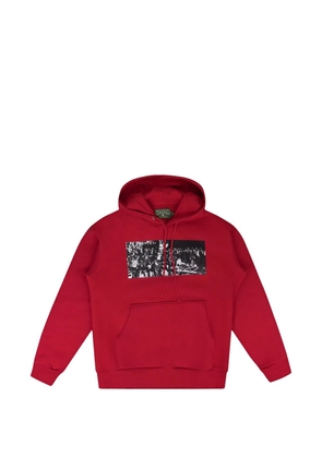 Denim Tears x Arthur Jafa graphic-print drawstring hoodie - Red