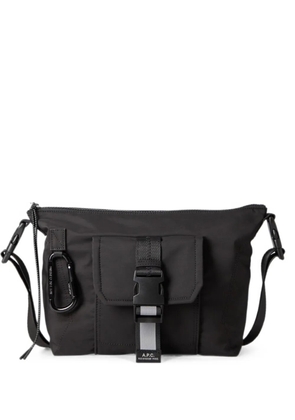 A.P.C. Trek Satchel buckle-fastening messenger bag - Black
