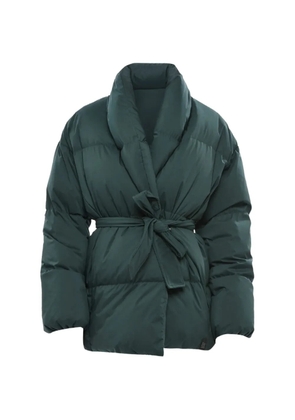 Bacon New Dada belted puffer jacket - Green