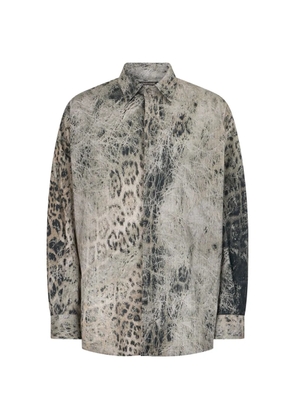 Roberto Cavalli leopard-print shirt - Neutrals