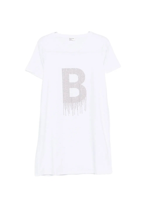 Blugirl crystal-embellishment mini dress - White