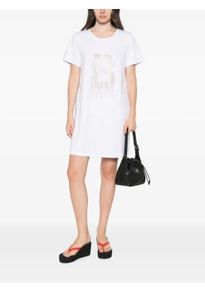 Blugirl crystal-embellishment mini dress - White