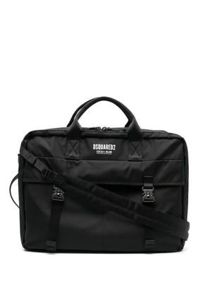 DSQUARED2 Ceresio 9 logo-print briefcase - Black