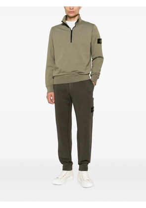 Stone Island Compass-patch pocket track pants - Green