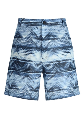 Missoni zigzag-print shorts - Blue