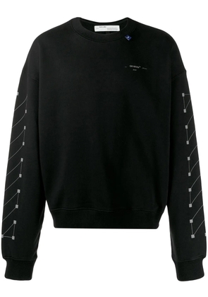 Off-White diagonal sweatshirt - Black