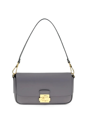Coccinelle medium C-Me Lock leather shoulder bag - Grey