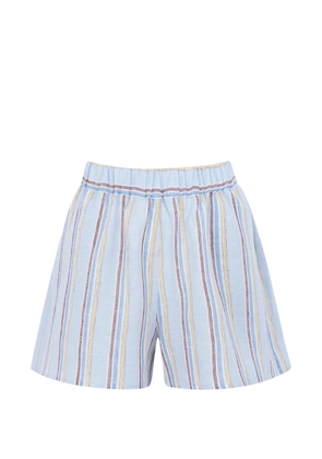 CAYET Anita striped shorts - Blue
