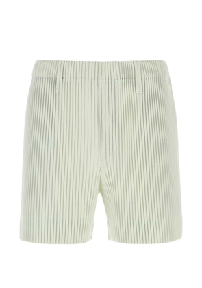 Homme Plissé Issey Miyake plissé-effect shorts - Green