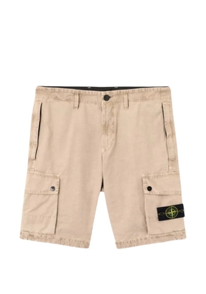 Stone Island logo-patch cargo shorts - Neutrals