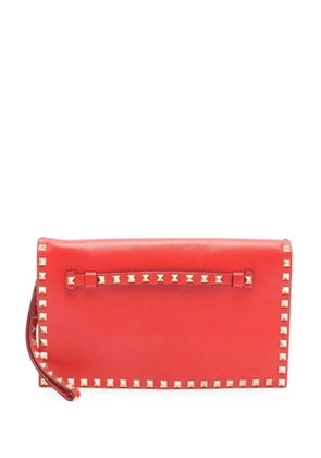 Valentino Garavani Pre-Owned 2010s Rockstud clutch bag - Red
