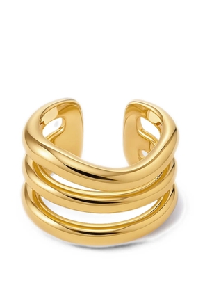 YOJ Arc triple-band ring - Gold